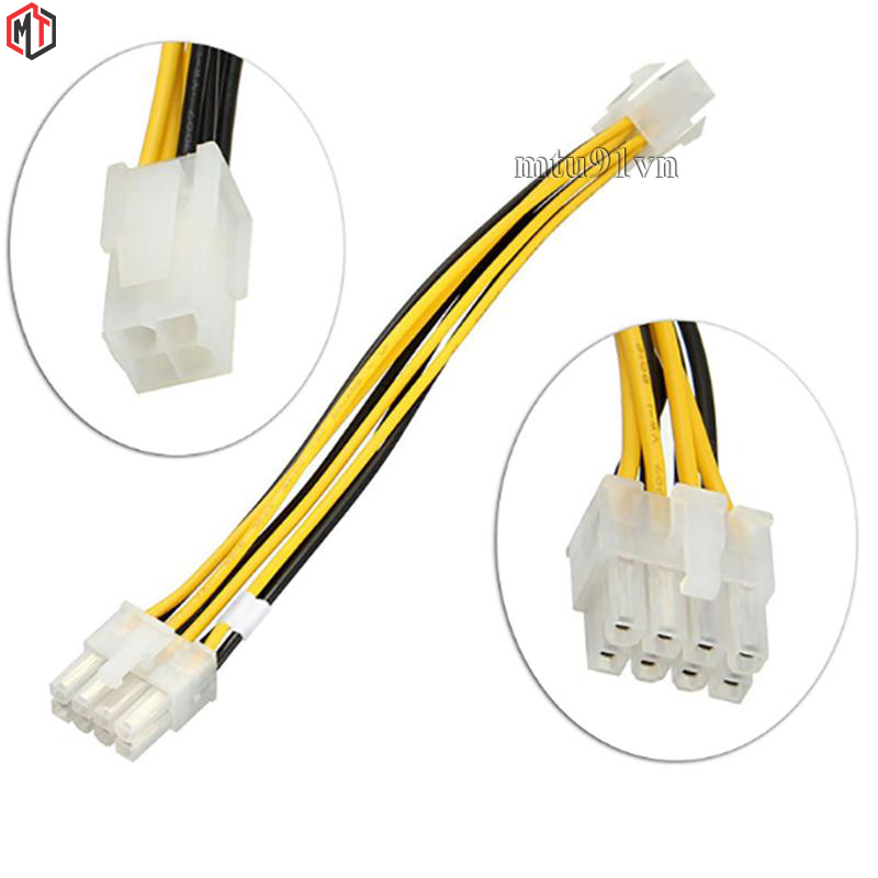 Cáp chuyển nguồn 4 pin sang 8 pin cho CPU