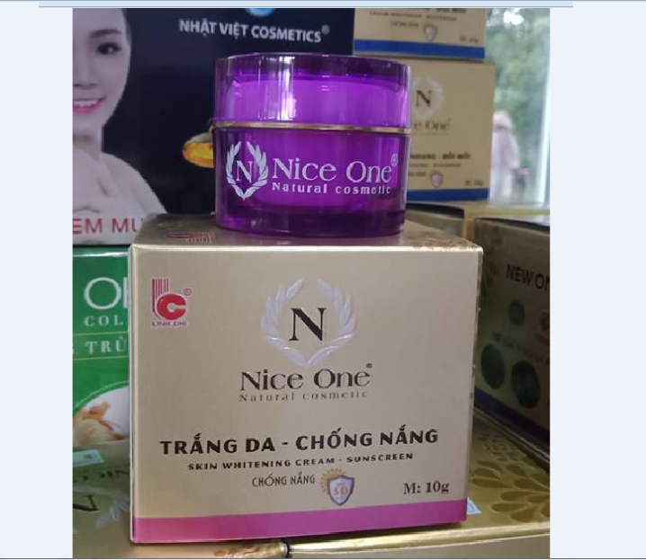 Kem Nice One dưỡng trắng da chống nắng 10g