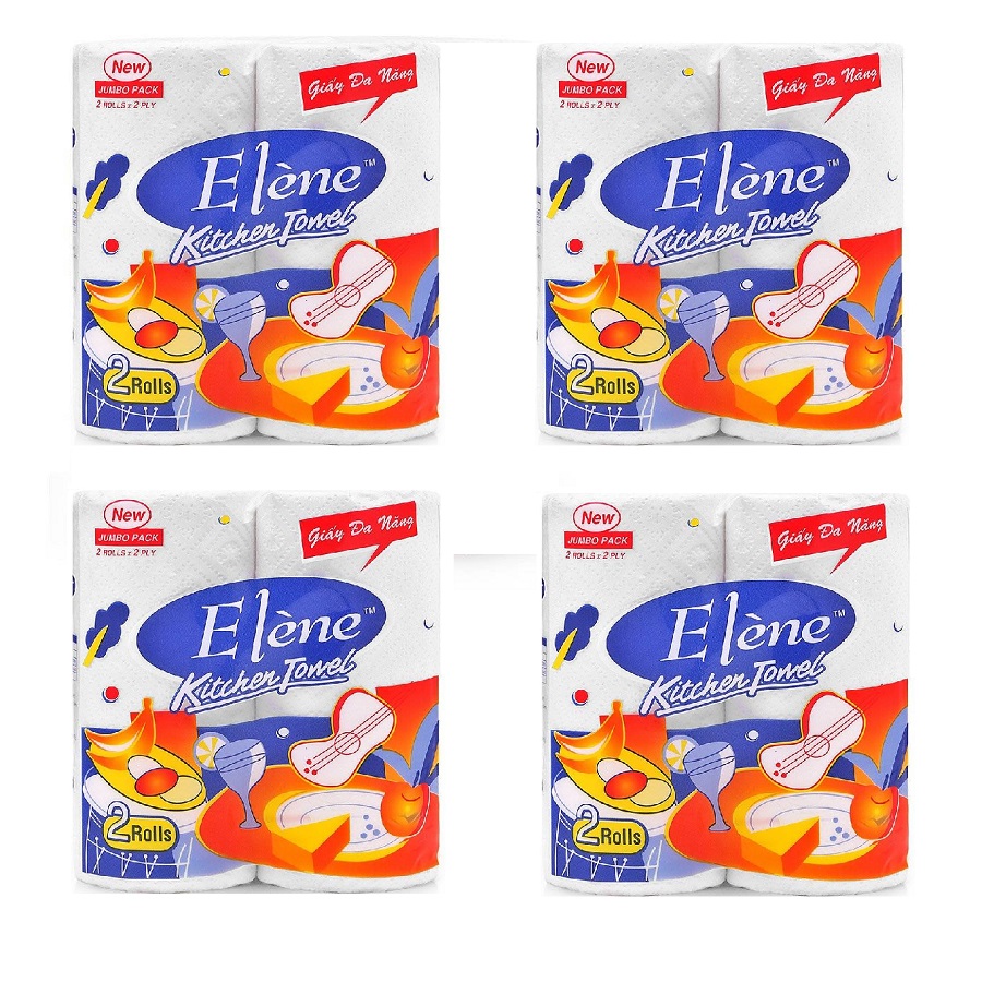 [Chính hãng] Khăn bếp Elène đa năng 2 cuộn ( 2 lớp ) [Ảnh thật]