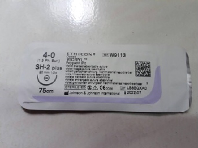 Chỉ Tự Tiêu Vicryl Các Số - 3.0