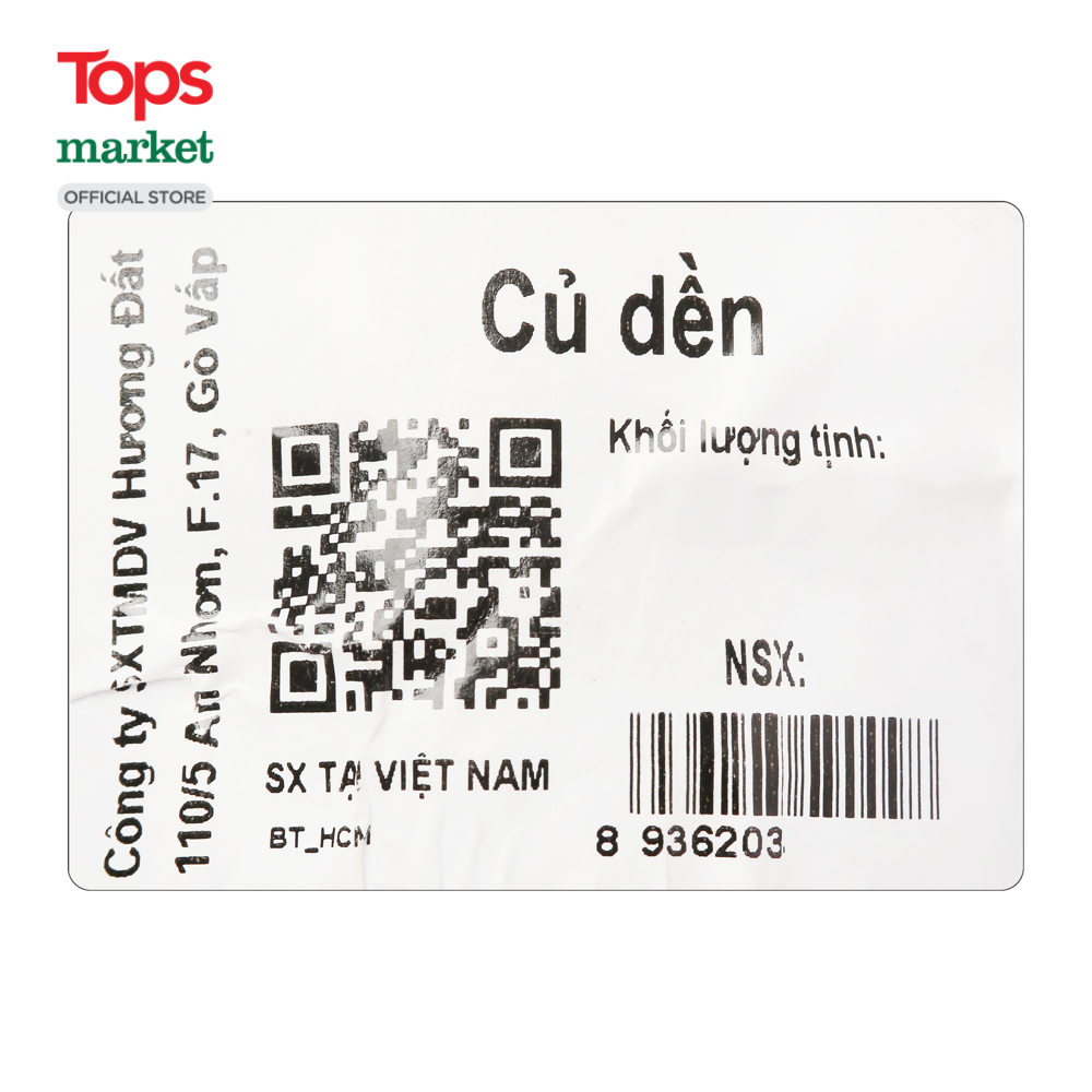 Củ Dền Hữu Cơ 250G - Siêu Thị Tops Market