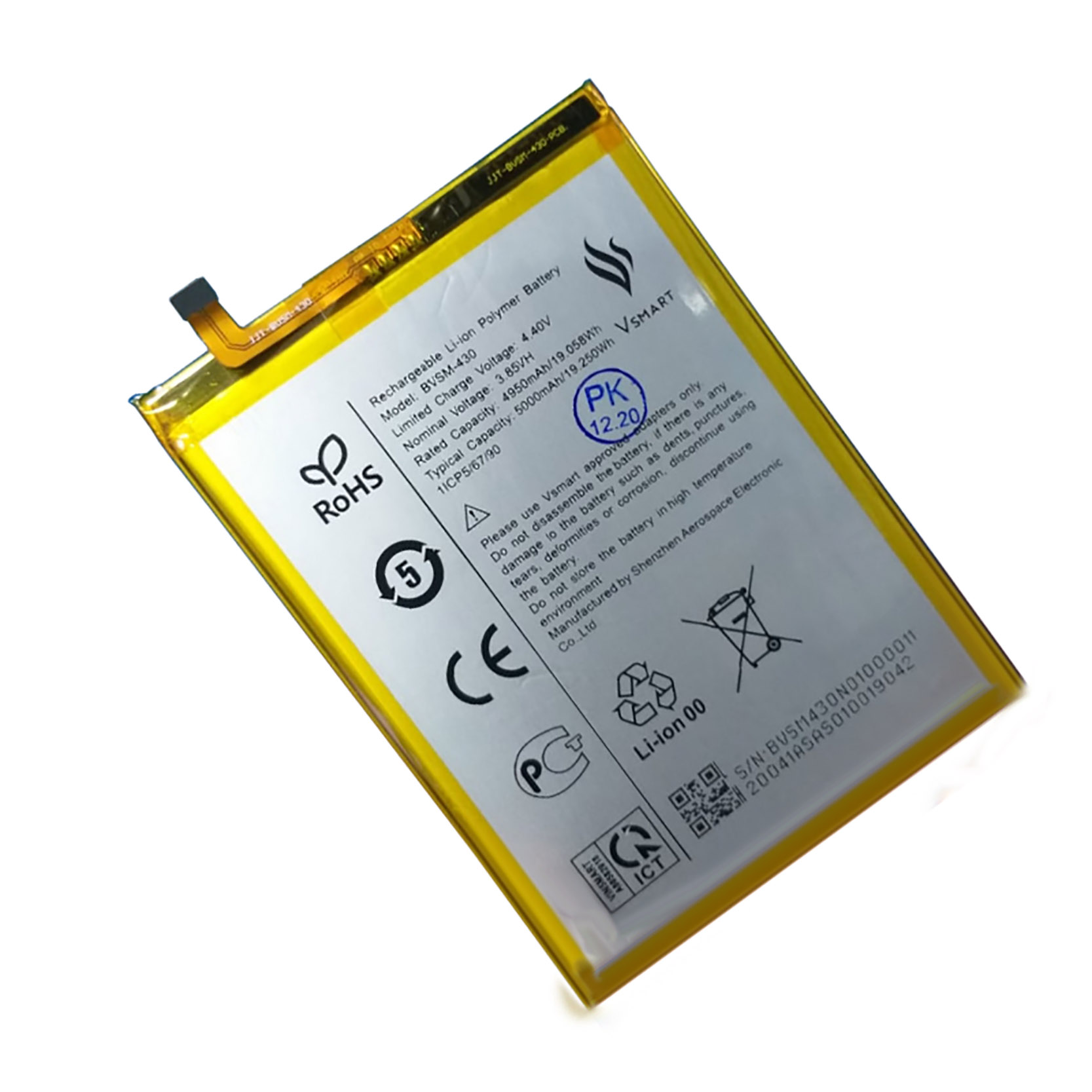 Battery For Vsmart Joy 3 BVSM-430