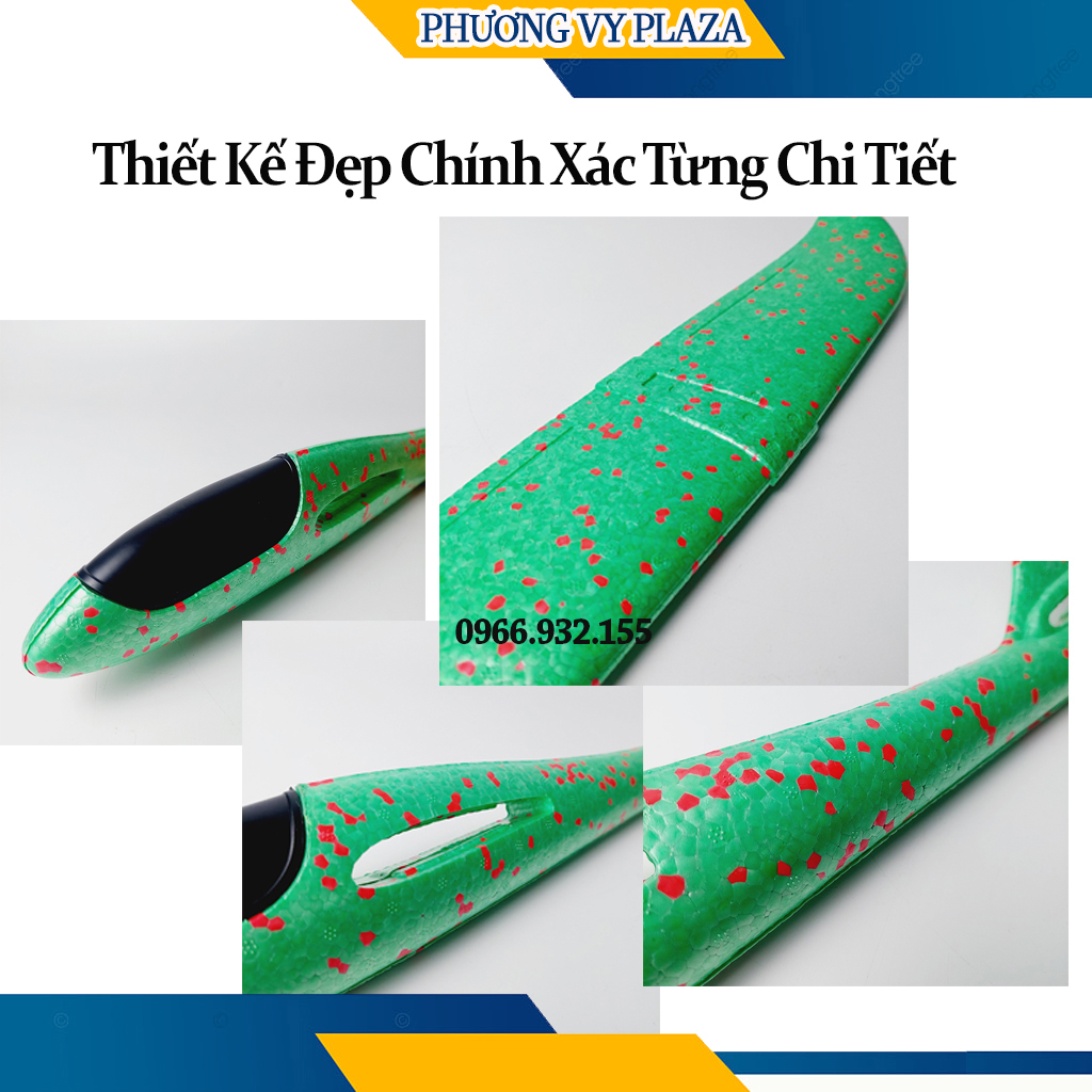 Máy Bay Xốp Phi Tay Megagift Cỡ Lớn 48cm x 49cm