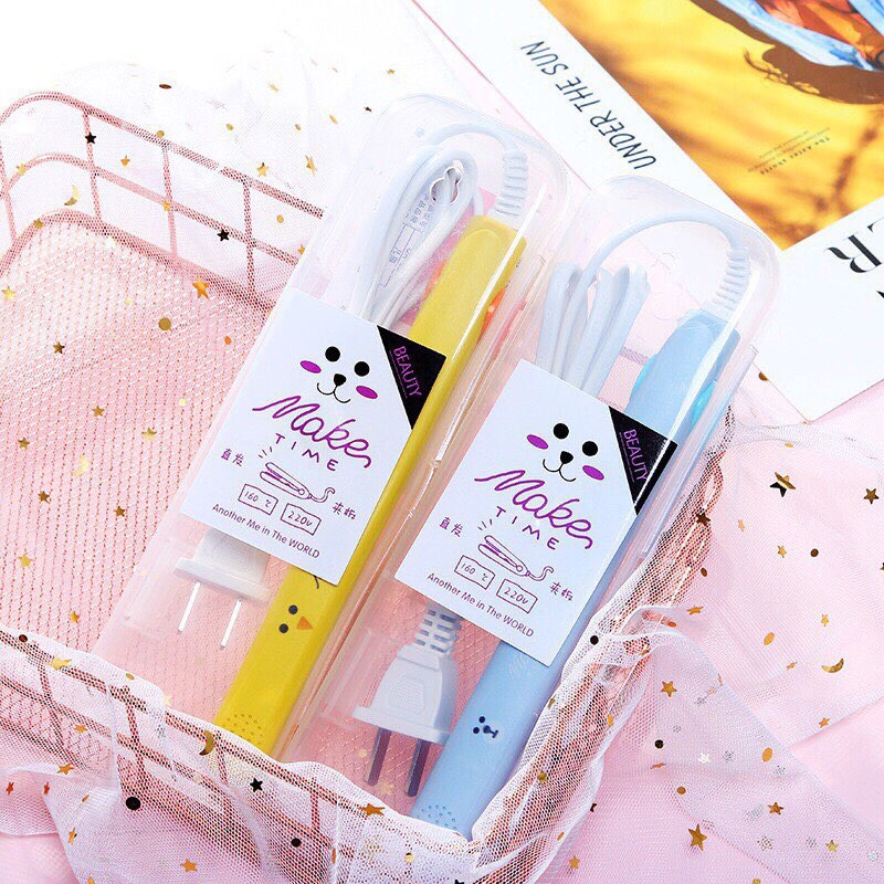 [HCM][ MIỄN PHÍ VẬN CHUYỂN] Máy Ép Duỗi Tóc Mini Full Box ( tiện lợi cầm tay đi du lịch)-Có hộp đựng nhựa
