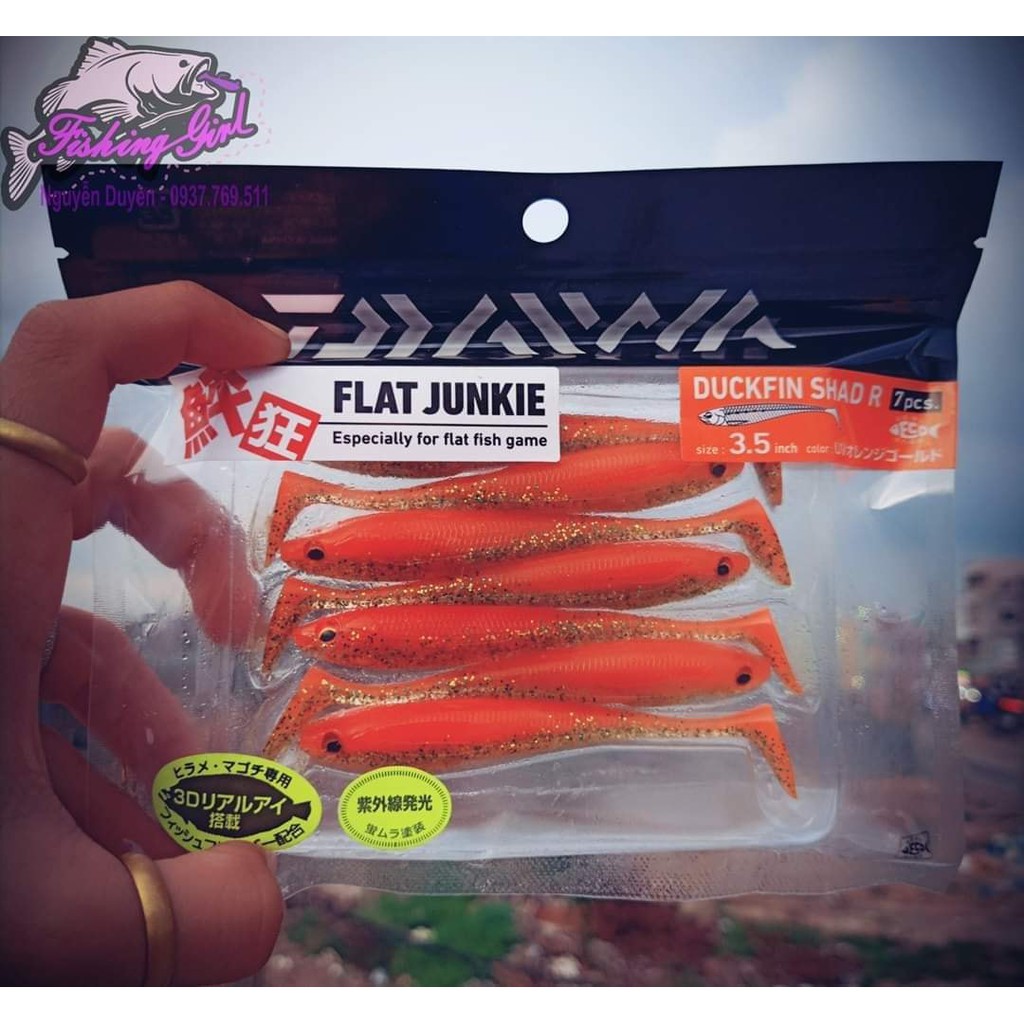 Mồi mềm Daiwa Duck, mồi mềm nhạy cá