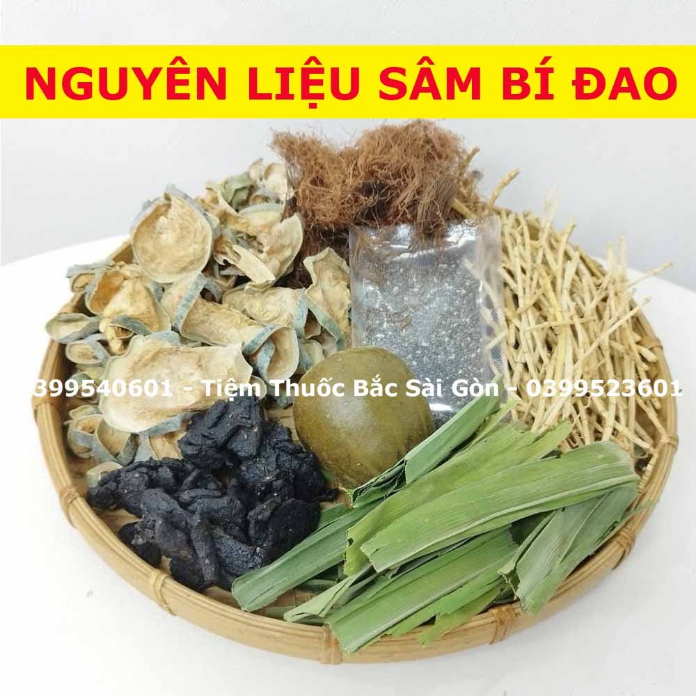 Nguyên liệu sâm bí đao - set nấu 50 lít