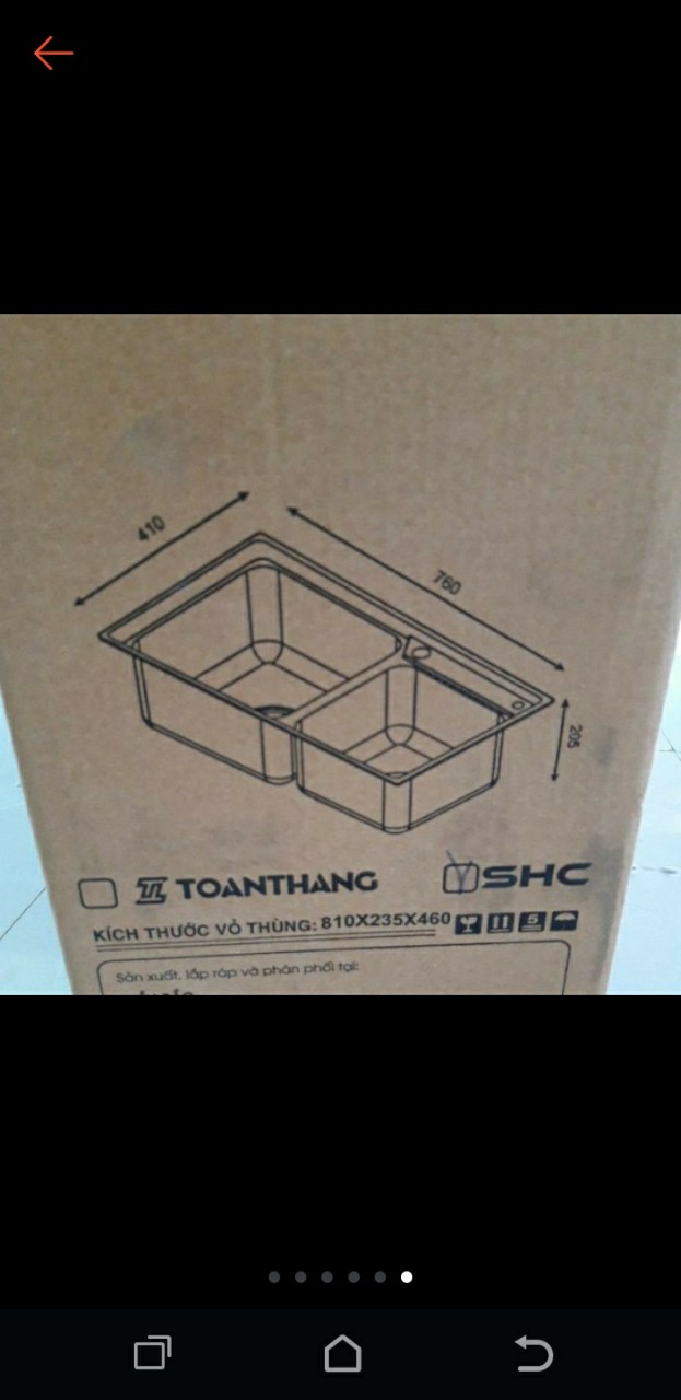 Chậu rửa bát 2 hố SHC