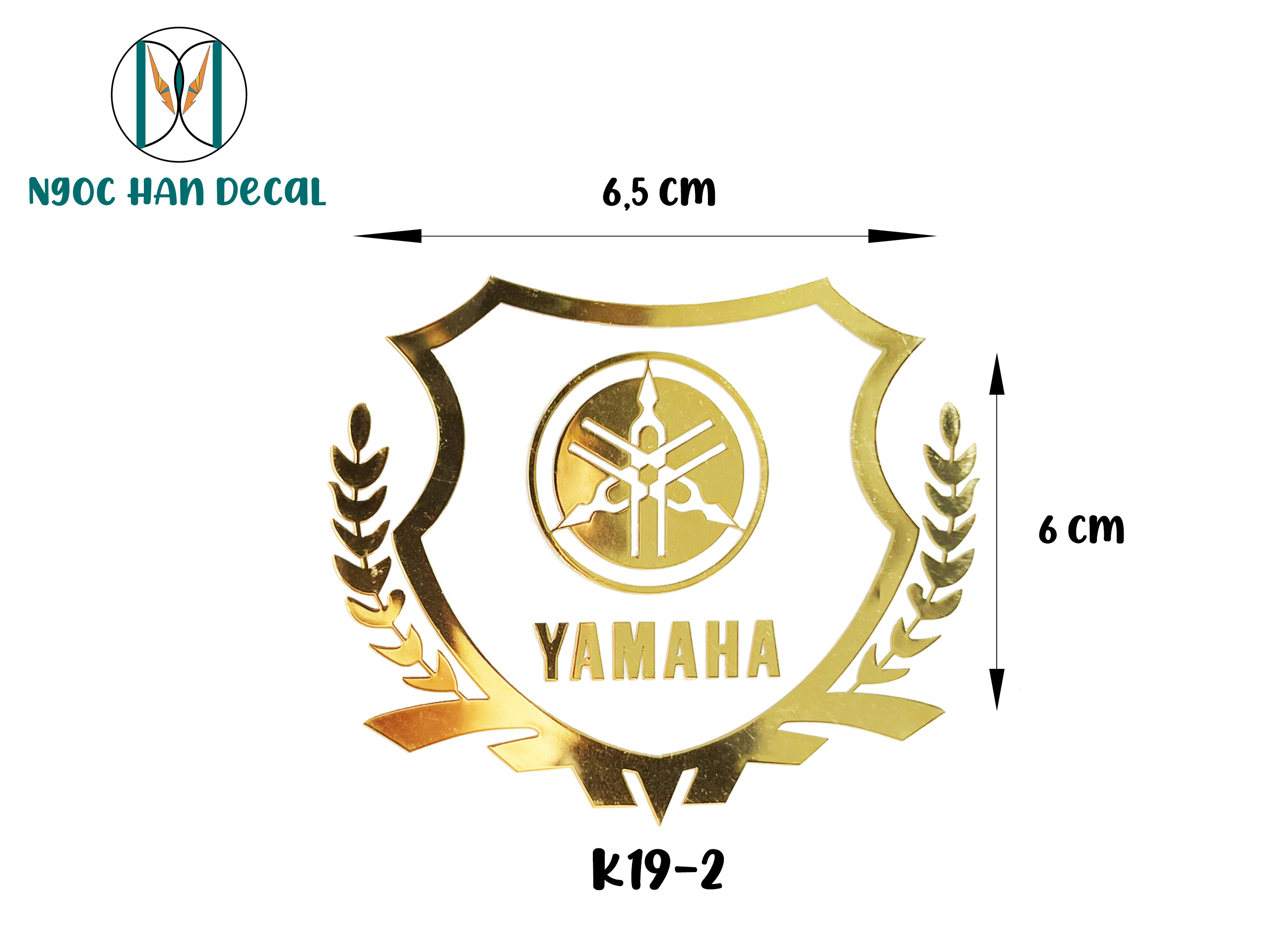 Tem Nổi Logo Yamaha Siêu Đẹp
