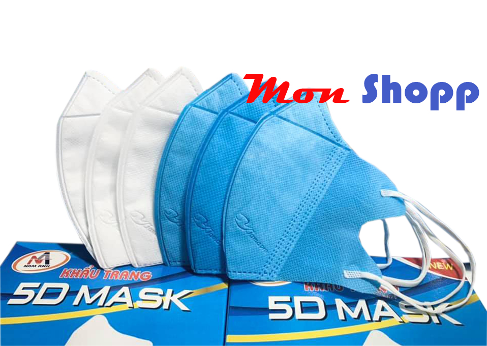 Khẩu trang 3D Hàng Cty Cửu Long Set 10 cái