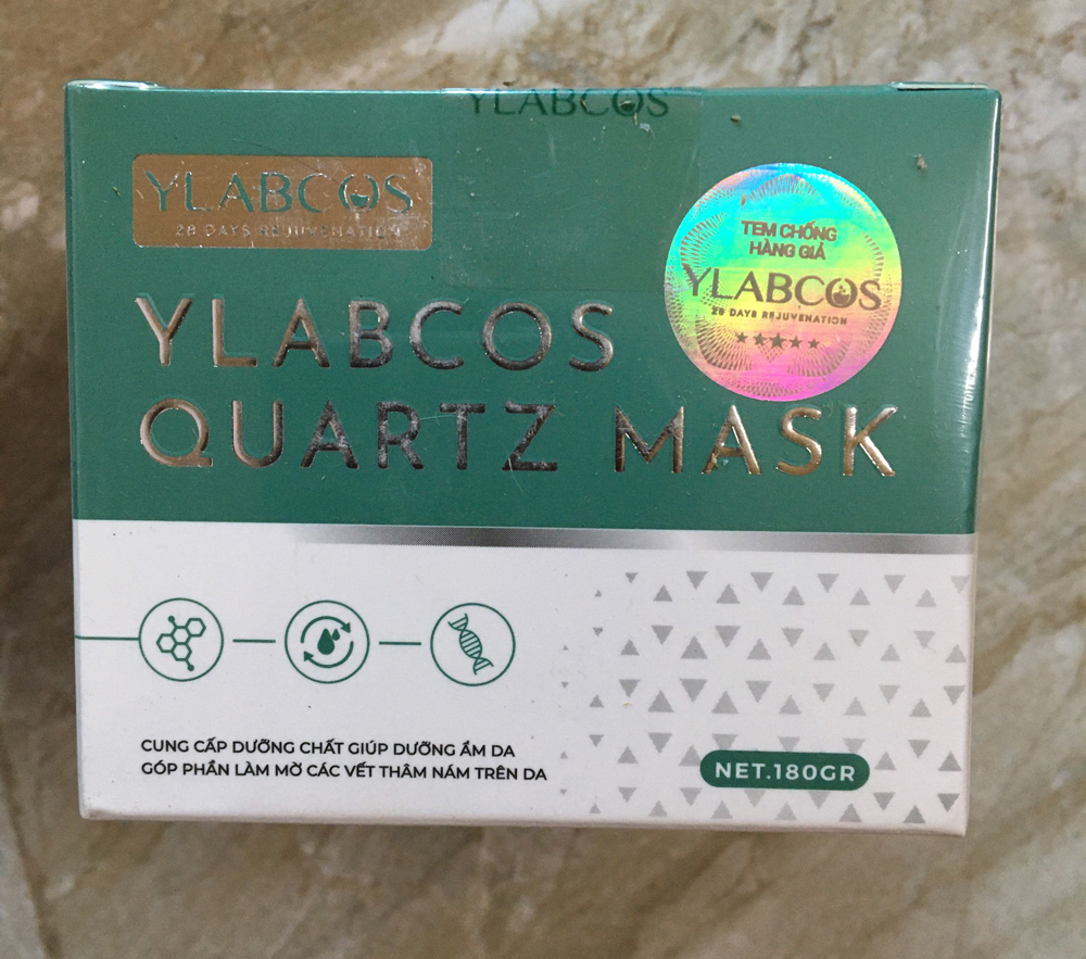 Mặt nạ thạch anh khô Lamer Care Dr Lacir - Mặt nạ thạch anh Ylabcos Quartz Mask mẫu mới