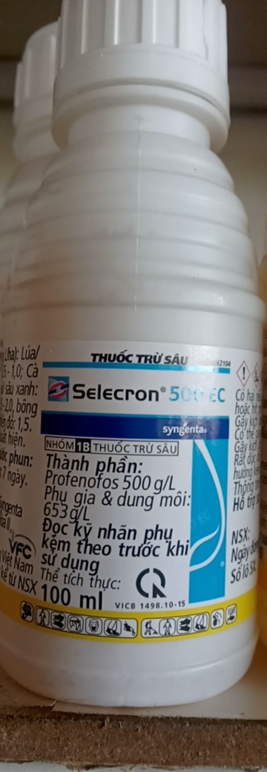 Thuốc trừ sâu Selecron 500EC Syngenta thể tích 100ml
