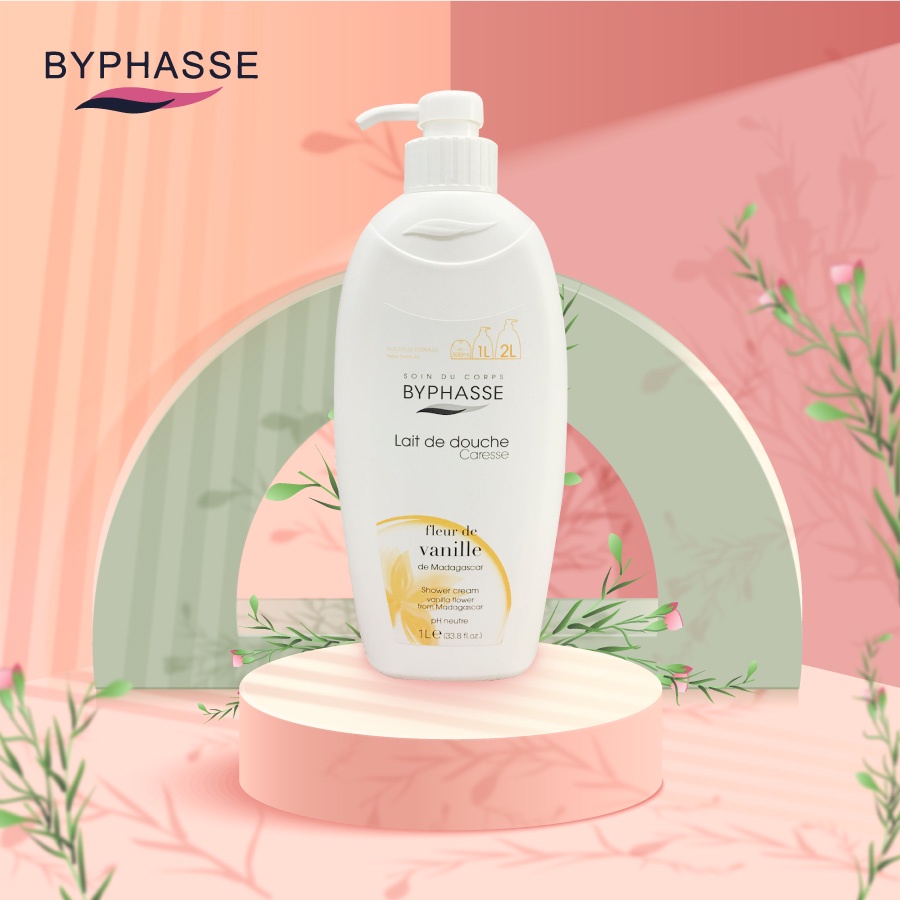 Sữa tắm Byphasse chiết xuất Vanilla 1000ml