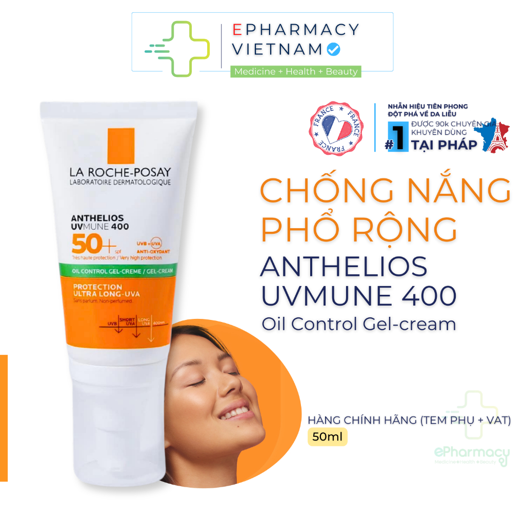 LAROCHE-POSAY ANTHELIOS XL DRY TOUCH GEL CREAM SPF50+ 50ml