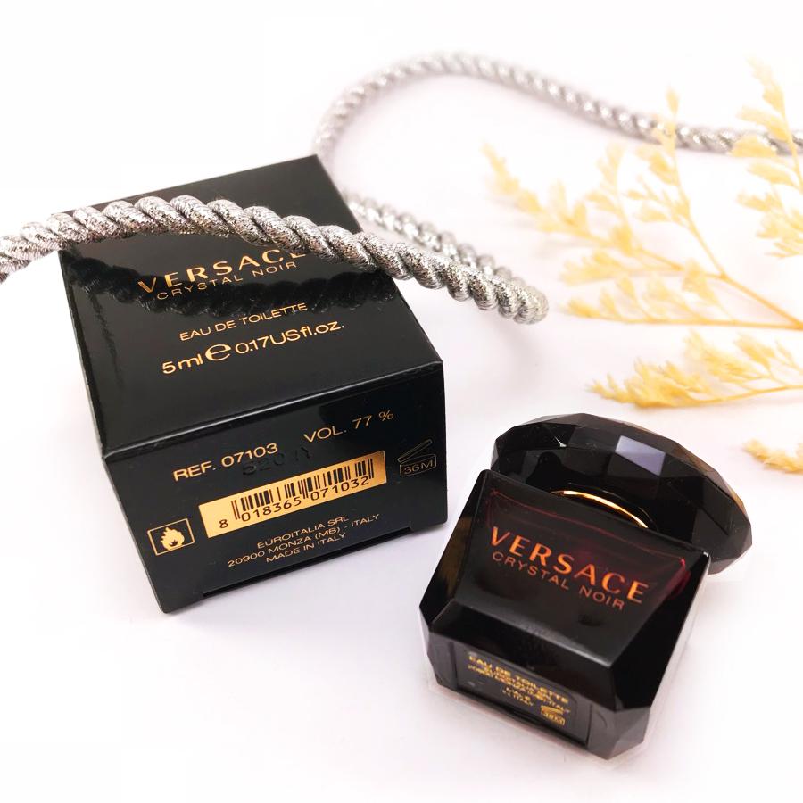 Nước hoa nữ Versacee Crystal Noir Eau De Toilette 5ml