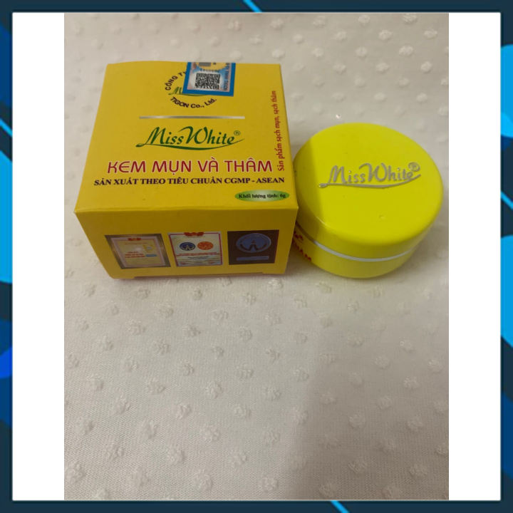Combo 2 Kem Mụn Và Thâm Miss White 6g( mẫu mới )
