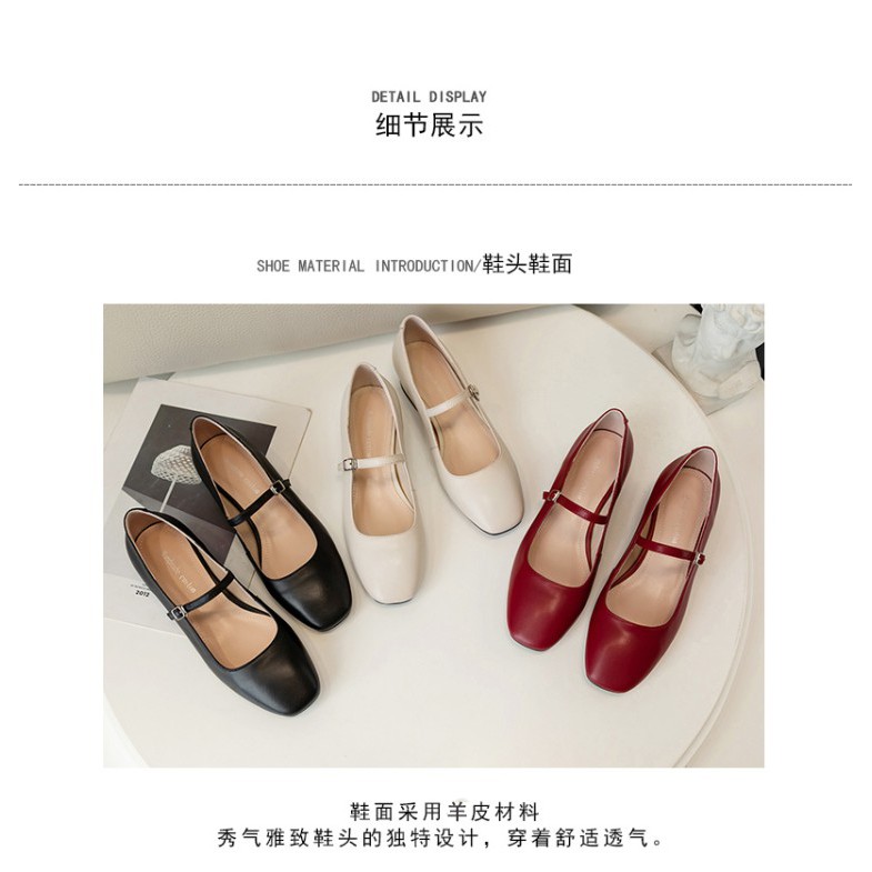 Giày Mũi Vuông 3 Phân Siêu Êm Về Hàng Mã LSP3