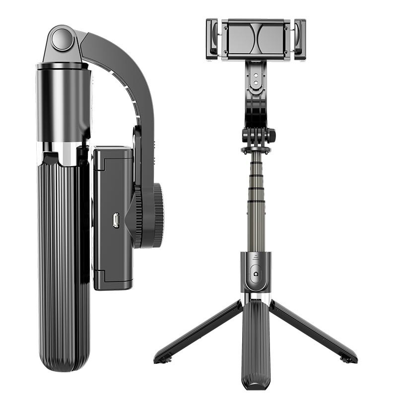 Thiết bị chống rung khi quay phim.tay cầm gimbal bluetooth chống rung 3 trục cho điện thoại - l08 gậy chống rung gimbal stabilizer l08 - selfie stick tripod selfieshow l08 gimbal cầm tay ổn định hỗ trợ quay video youtube