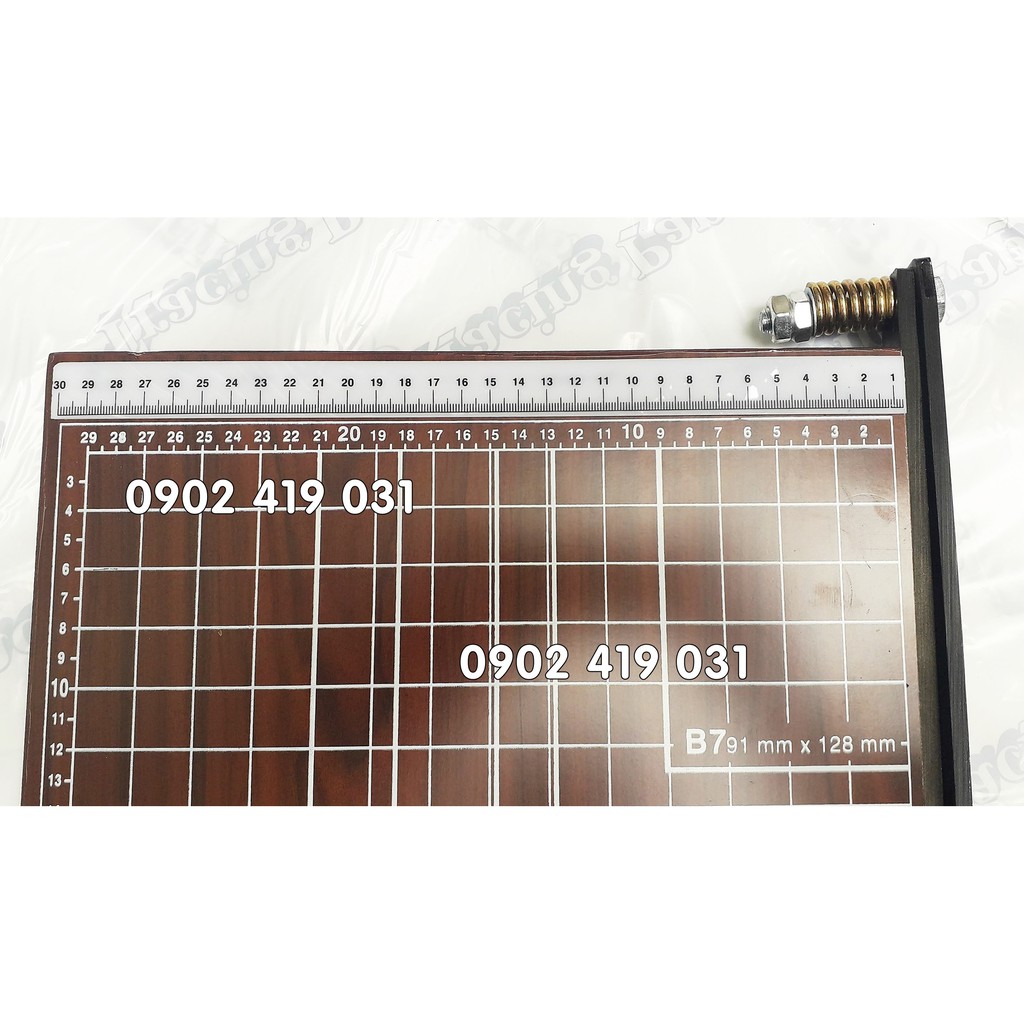 Bàn Cắt Giấy Paper Cutter Gỗ [  Cắt được khổ A4, B5, A5, B6, B7 ]