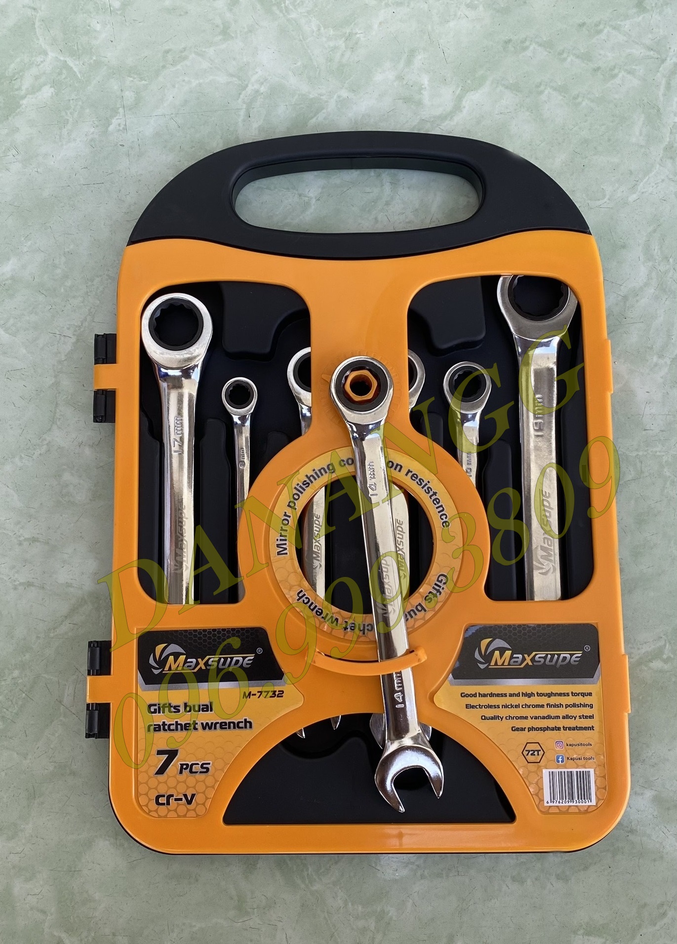 Bộ cờ lê tự động chất lượng 7 pc 8 - 19