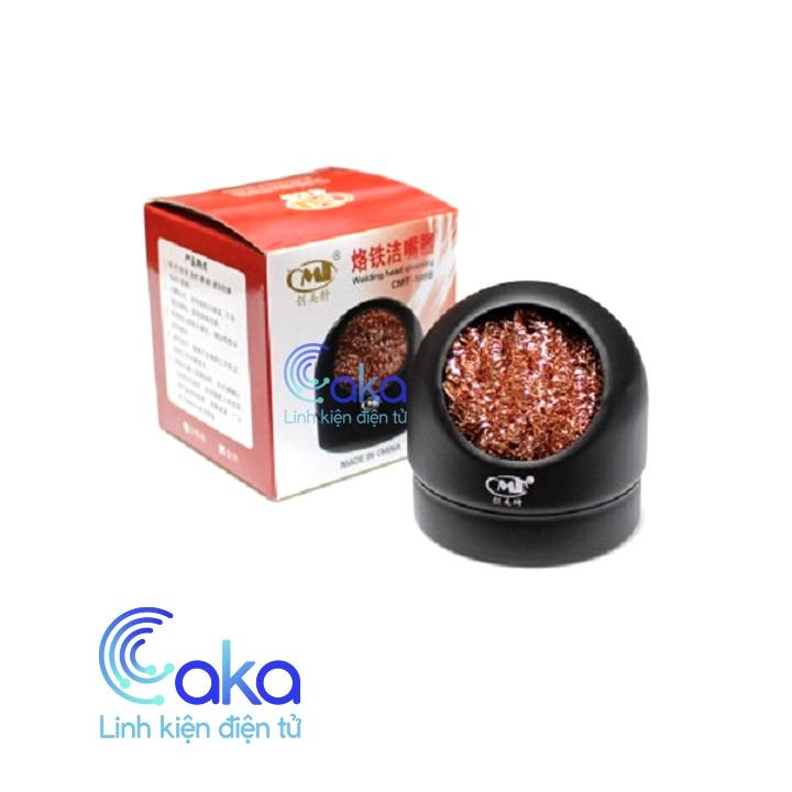 Copper Burr Type Soldering Iron Cleaning Base – Cleans Soldering Tips Quickly and Effectively