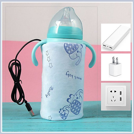 Tấm Ủ Bình Sữa USB Giữ Nhiệt Bình Sữa (Cắm Dây Vào Cổng USB Máy Tính, Pin Dự Phòng ĐT, Củ Sạc ĐT)