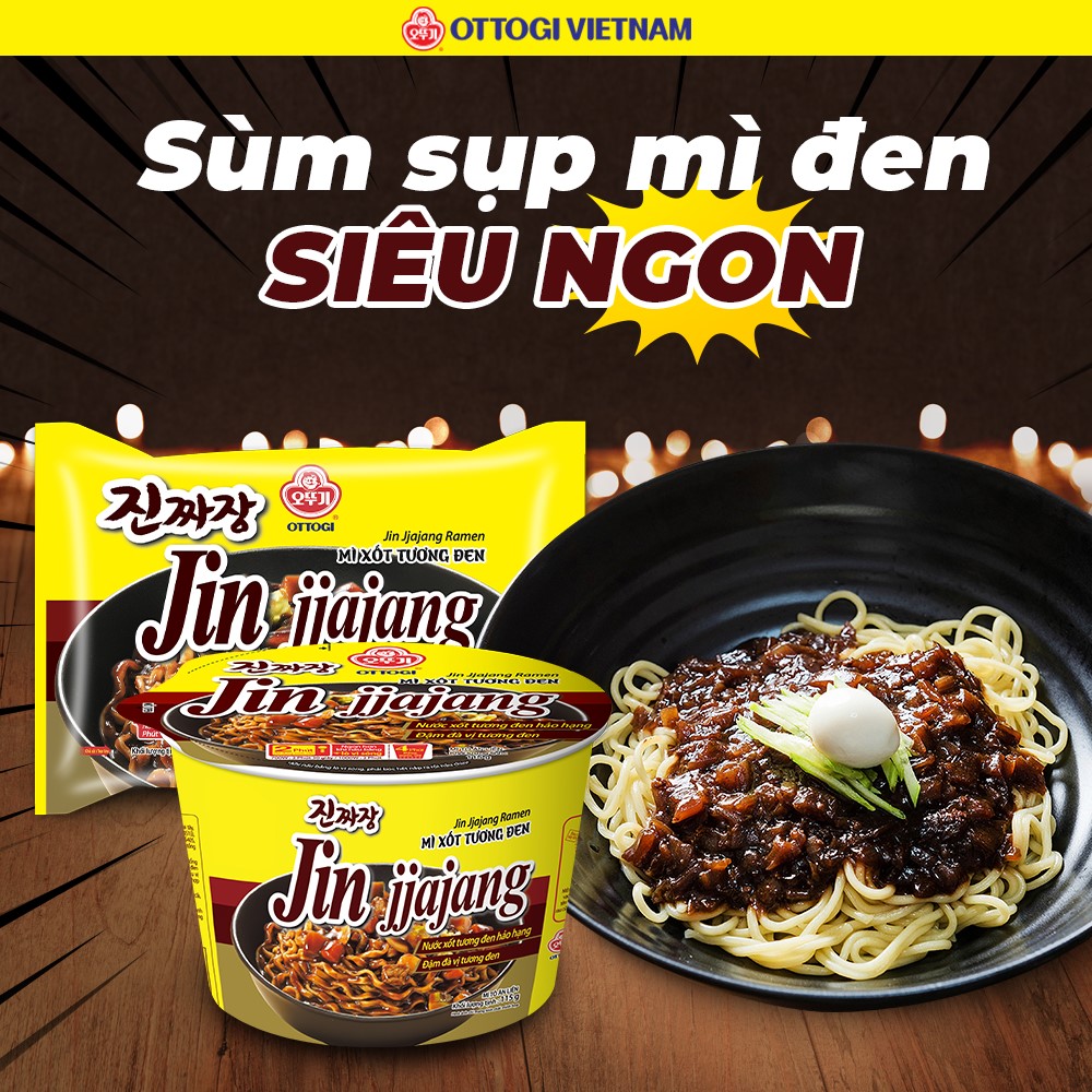 Mì Xốt tương đen OTTOGI 135g
