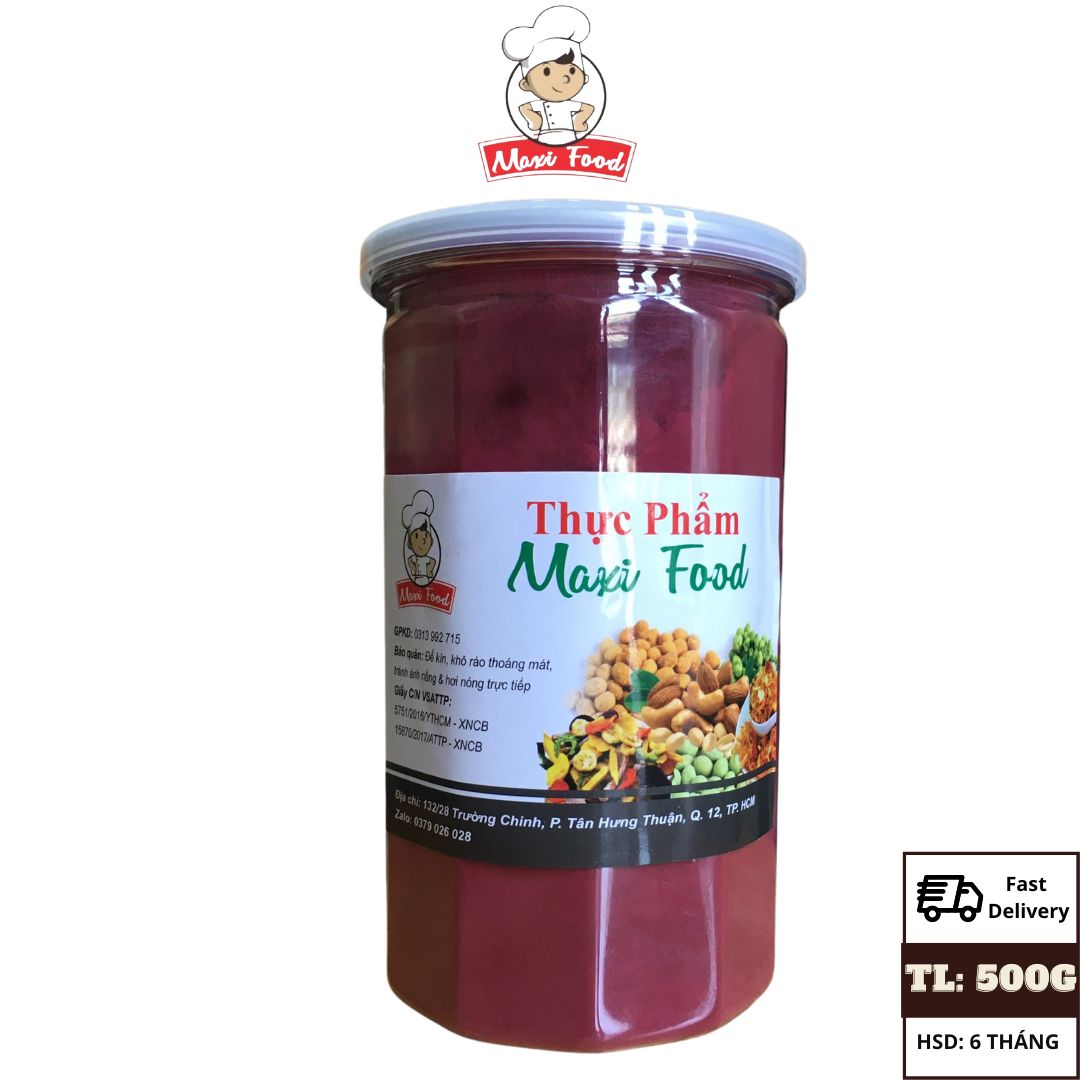 Bột củ dền đỏ nguyên chất sấy lạnh maxifood