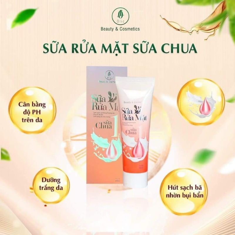 Sữa Rửa Mặt Trắng Da Olic