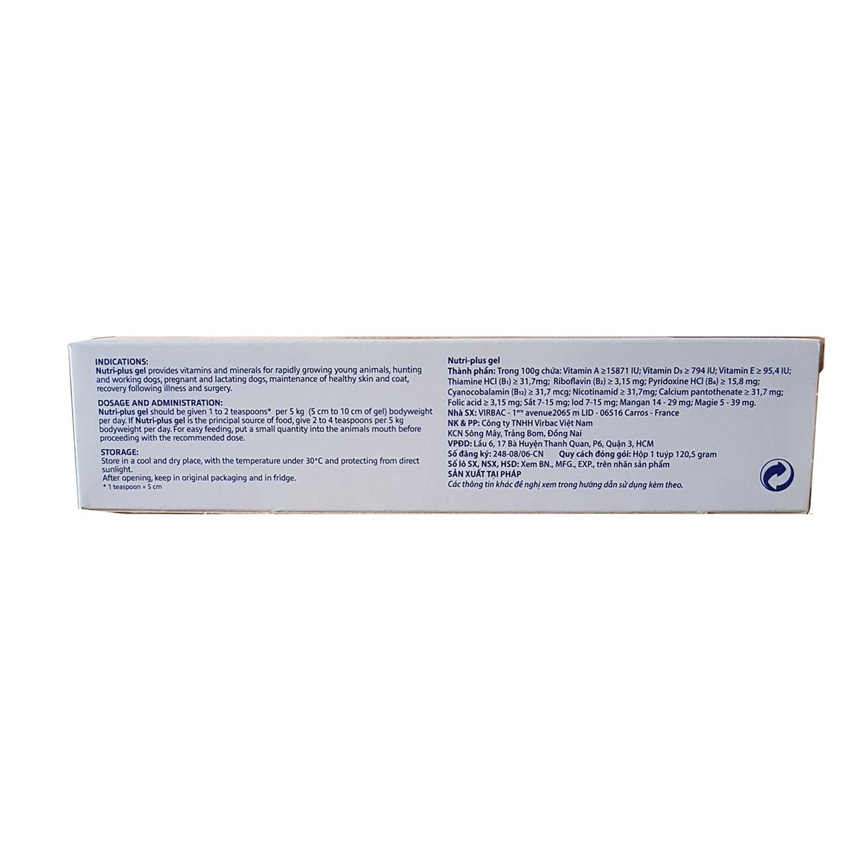 Dinh dưỡng ăn cho chó mèo - Virbac Nutrigel plus