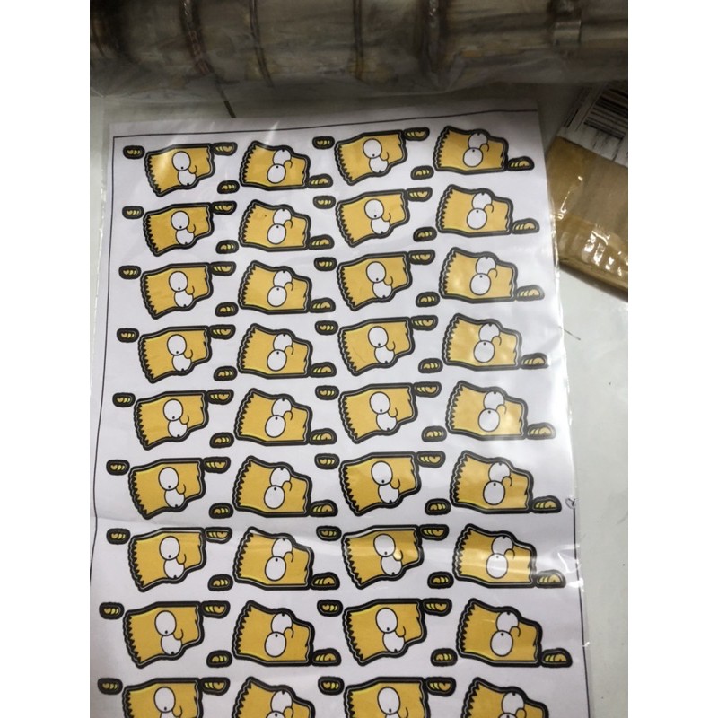 [HCM]tem sticker lấp ló dán điện thoại dán ipod