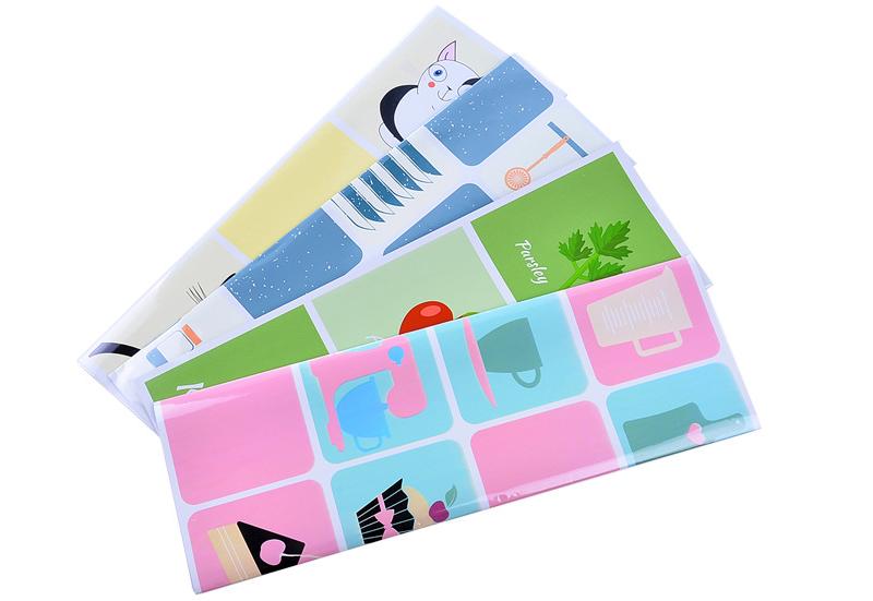 Decal dán bếp tráng nhôm - Hoa Lá Hồng