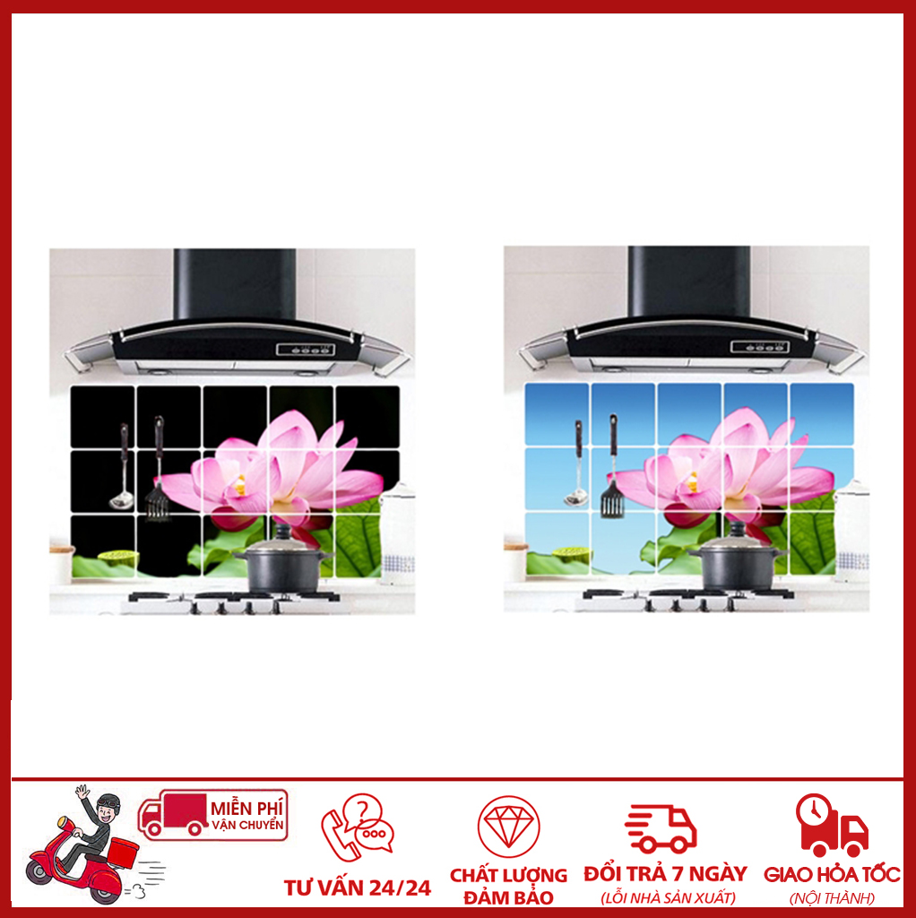 ⛔giadunghoalong⛔ decal dán tường nhà bếp
