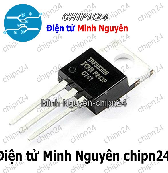 [2 con] (DT) Mosfet IRF9530 TO-220 Hàng Tốt 12A 100V Kênh P (IRF9530N F9530 9530) - HH003358