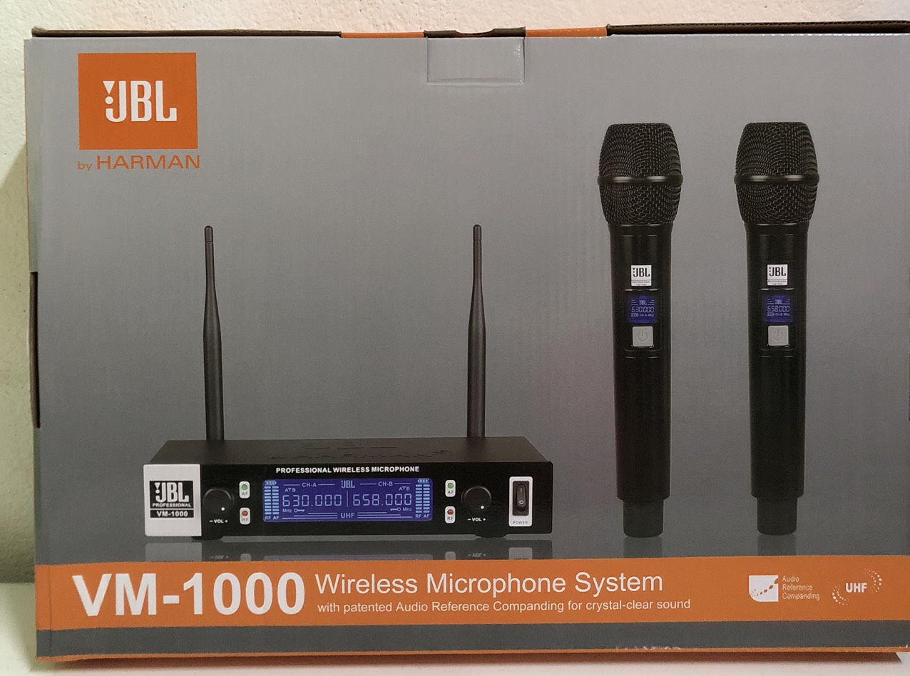 MICRO KHÔNG DÂY JBL - VM 1000 (mẫu mới nhất năm 2023,giá rẻ )