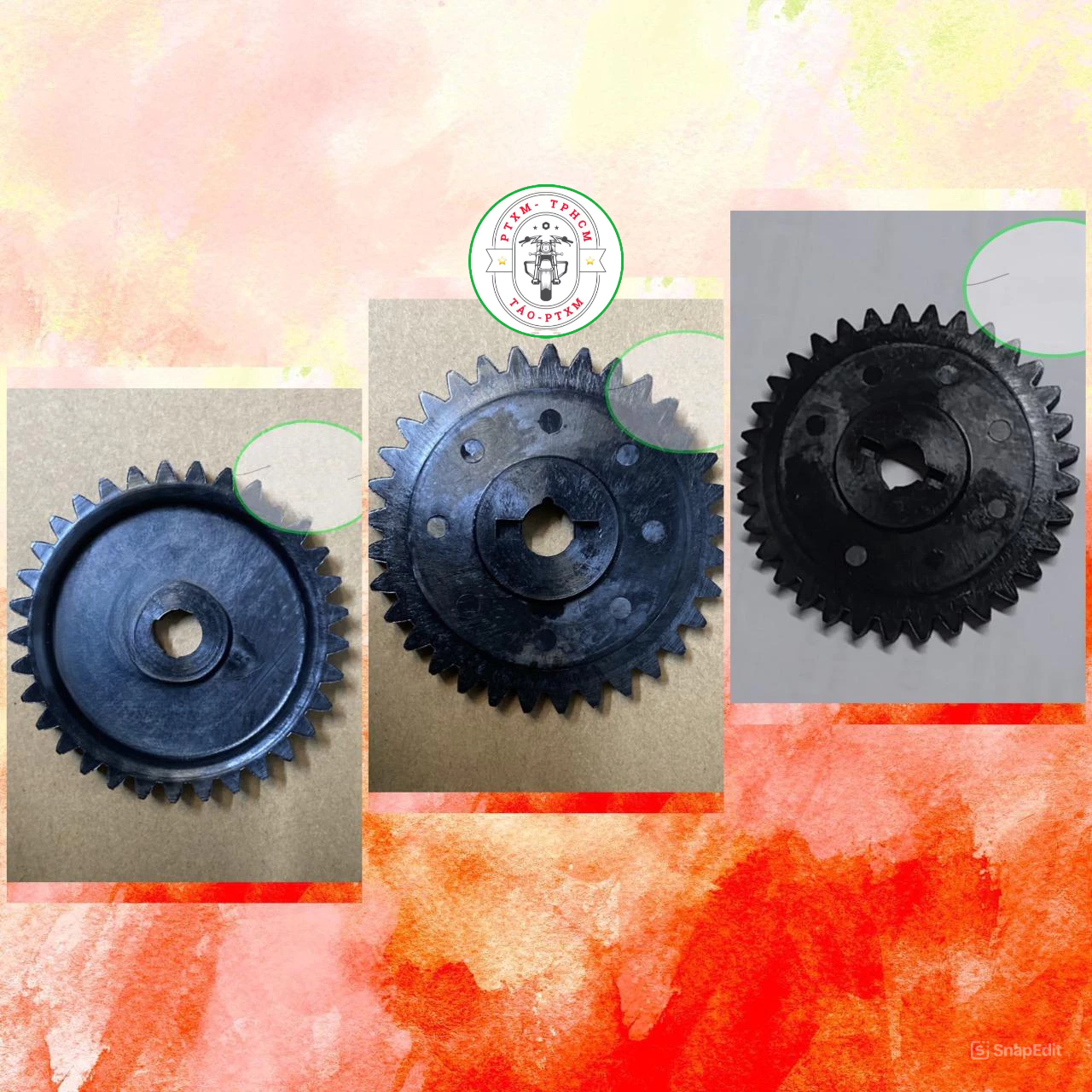 Bánh bơm nhớt xe AB 110/ LEAD 110/ SCR ( nhông bơm nhớt)