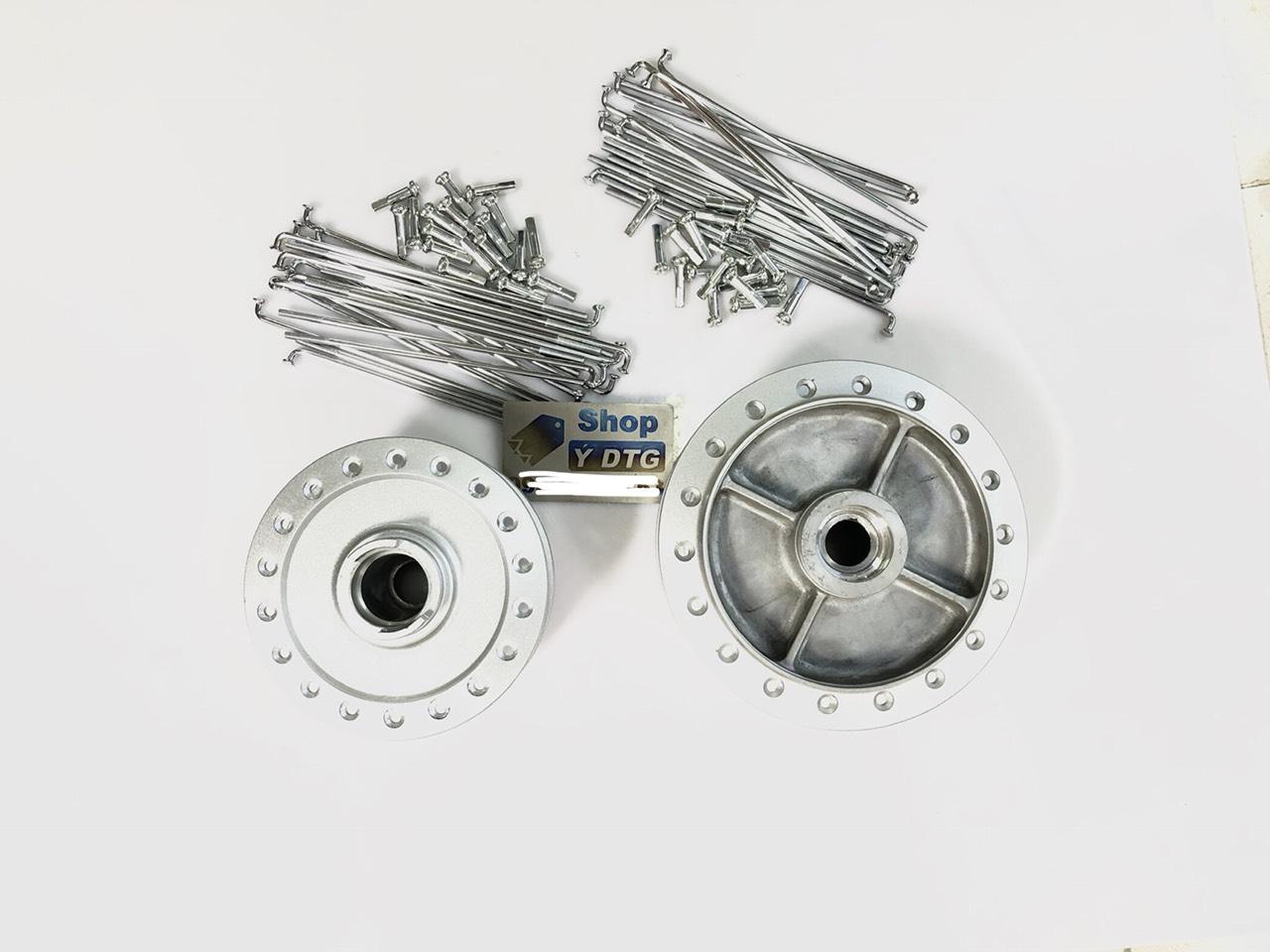 Cặp đùm wave s110 có căm mạ crom