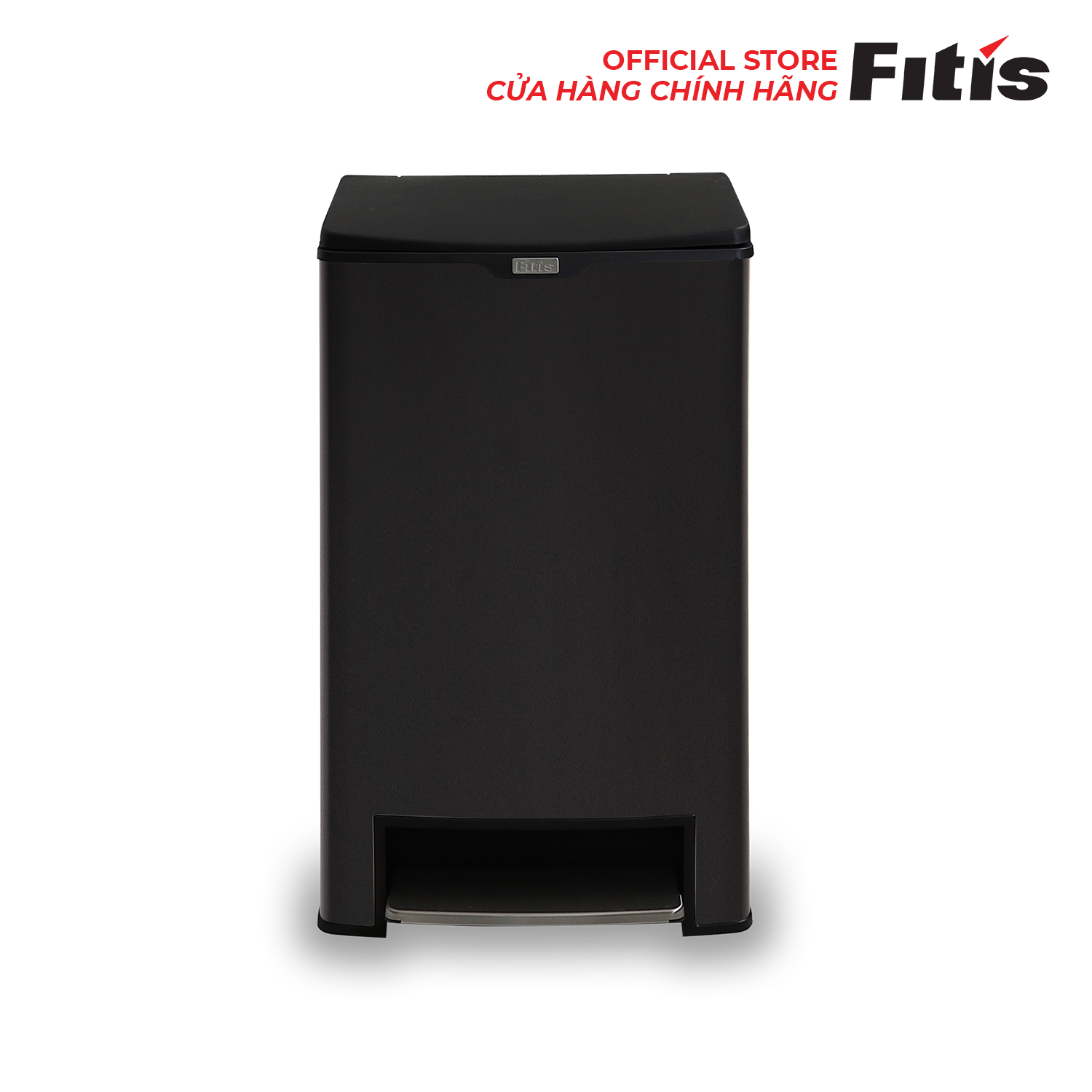 Thùng Rác Fitis Mega - Vuông Đạp Cao (40L)