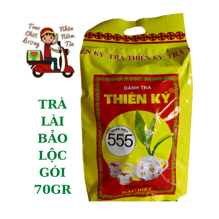 Trà lài thiên ký 555 bảo lộc pha trà đá, trà tắc, trà đường