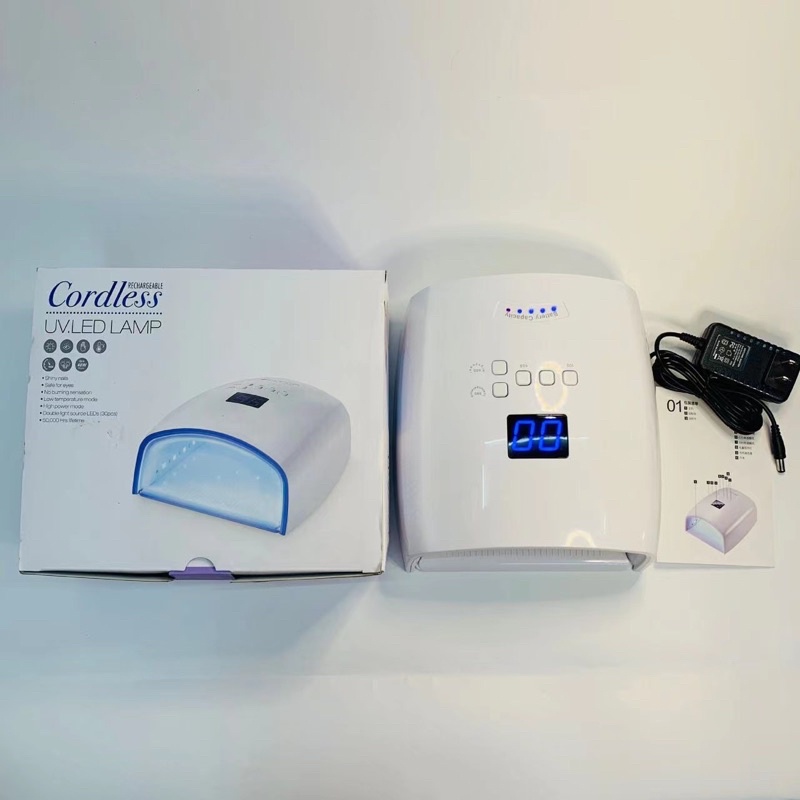máy hơ gel móng tích điện s10 Cordless 48w