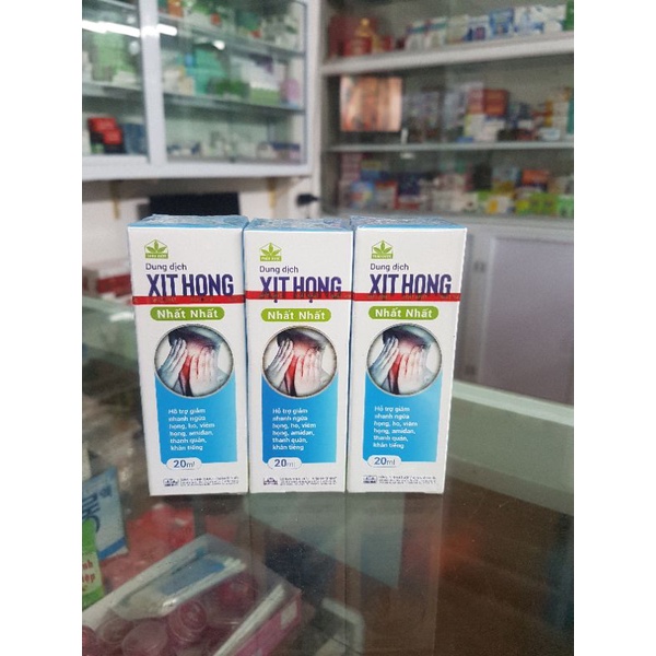 XỊT HỌNG NHẤT NHẤT_ Chai 20ml - Date mới nhất
