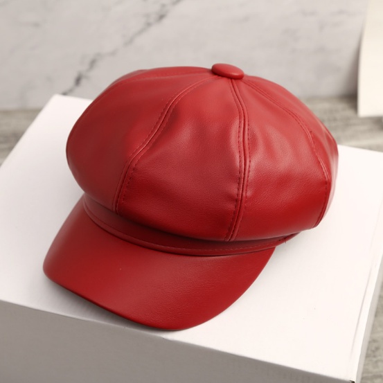 Mũ nồi ulzzang hàn quốc Baret chất liệu da PU