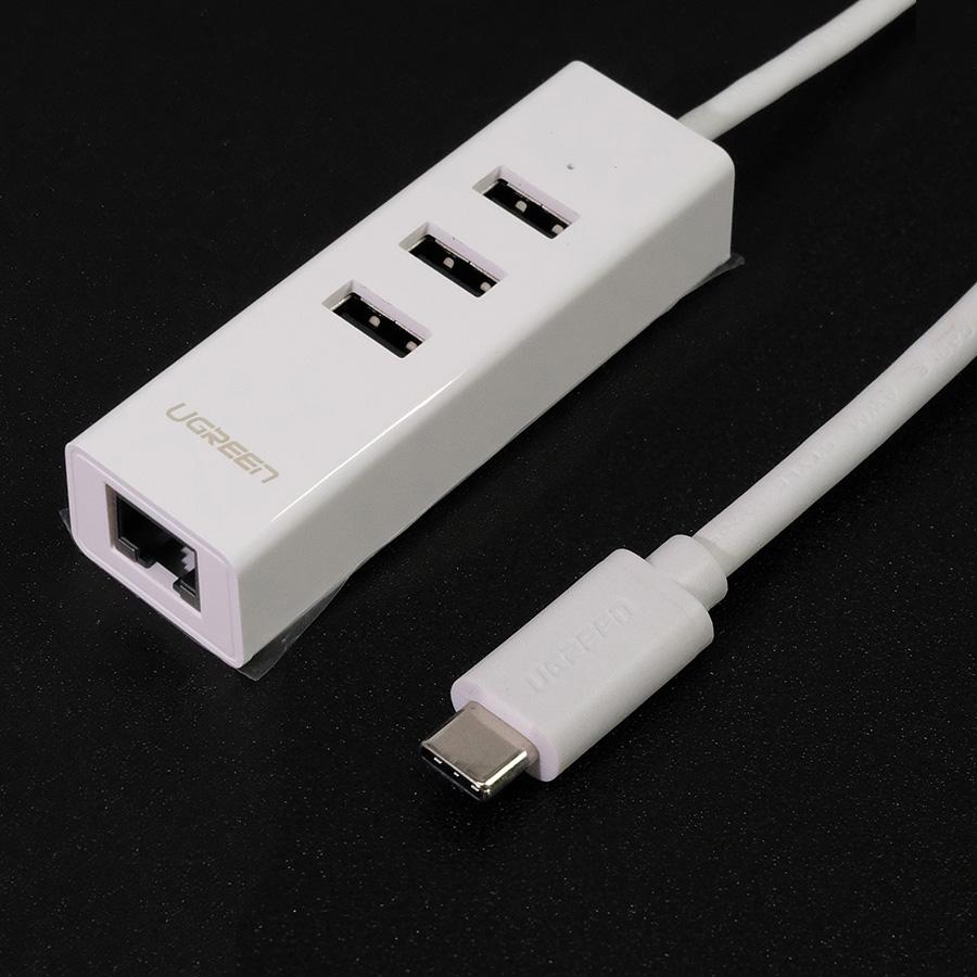 Cáp chuyển USB Type C sang USB 2.0, Lan 10/100mbps  Ugreen 20792 - - WE-MAX STORE