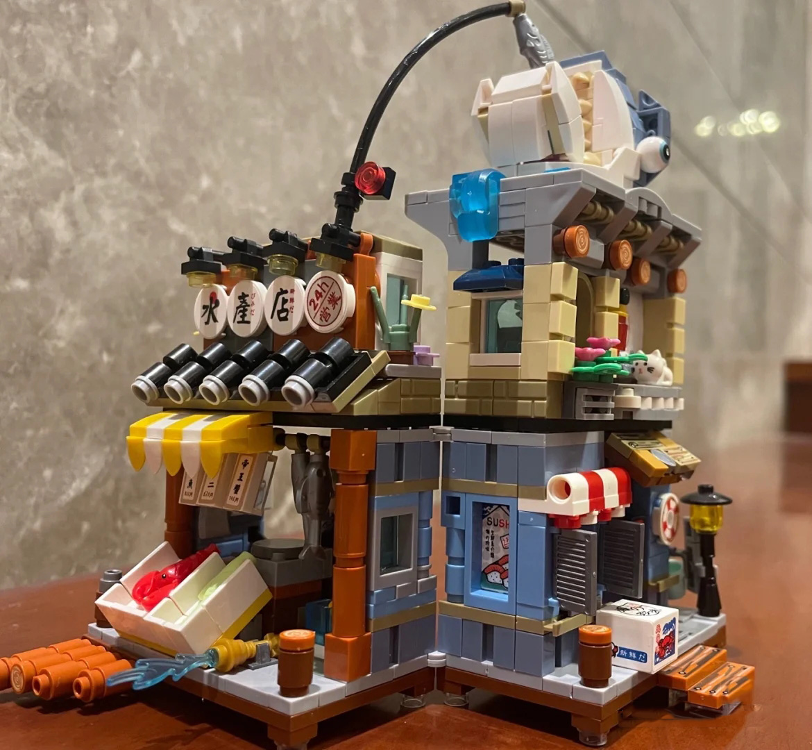 Đồ chơi lắp ráp LOZ mô hình Aquatic shop