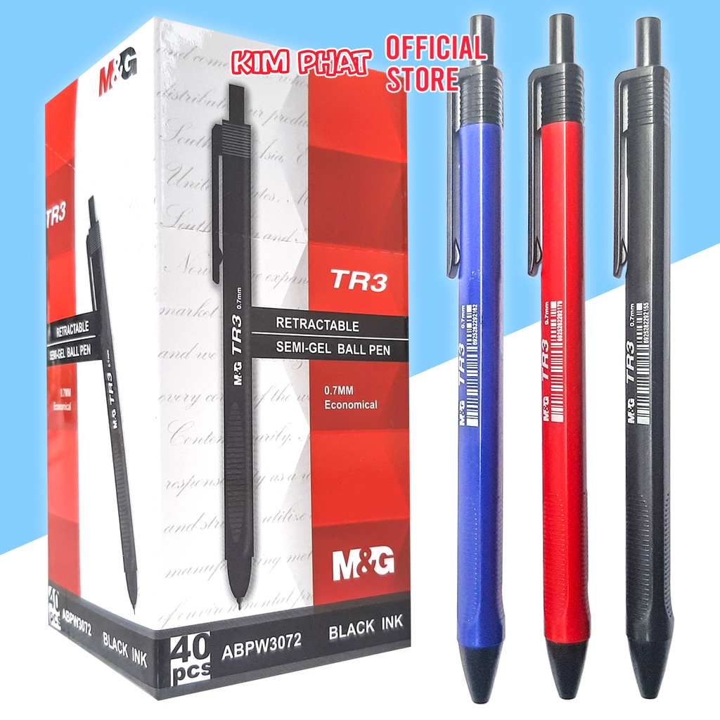 Hộp bút MG TR3 (Hộp 40 Chiếc) . Văn phòng phẩm Bảo An