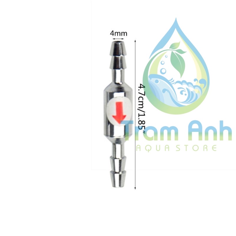 Van 1 chiều Co2 / Oxy cho bể cá