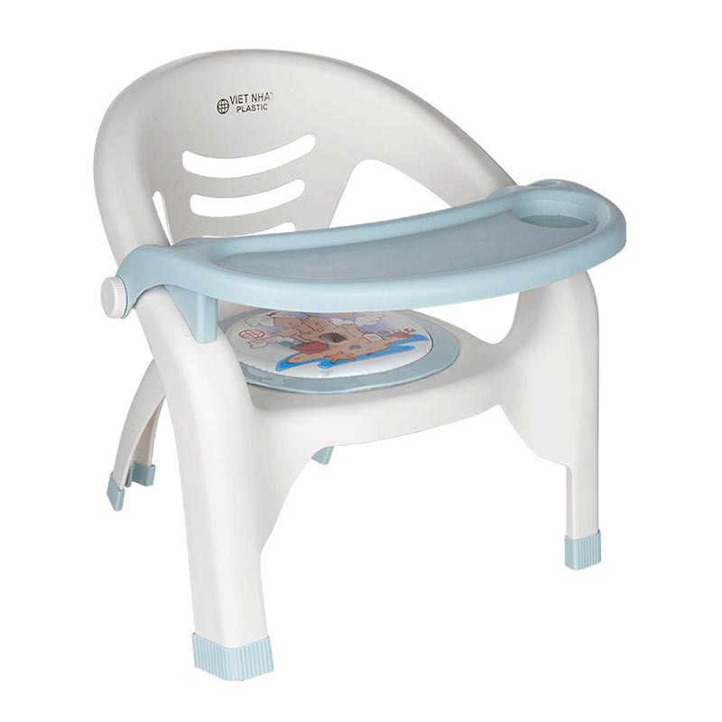 Ghế Ăn Dặm Cho Bé Thành Phần Nhựa Cao Cấp Thương Hiệu Việt Nhật. Có Thể Tháo Lắp Bàn Ăn Dễ Dàng Vệ Sinh