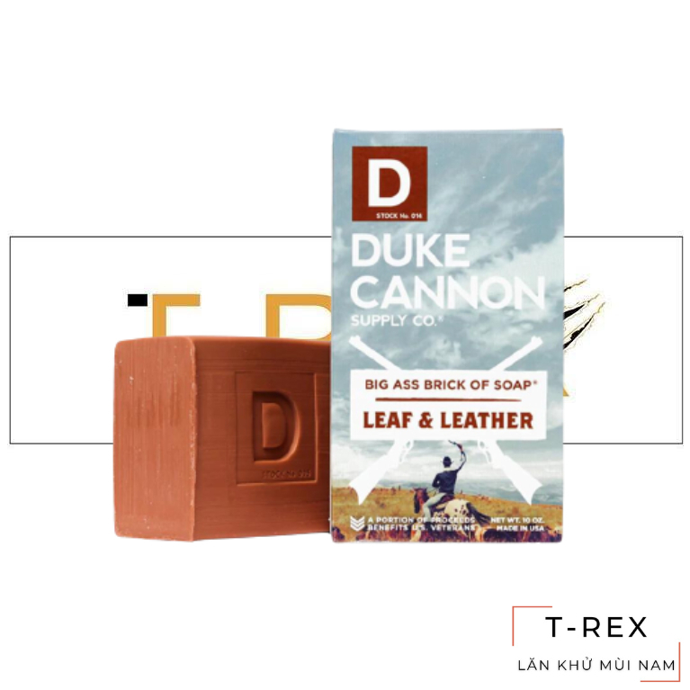 Xà Bông Cục Duke Cannon Leaf & Leather 283Gr