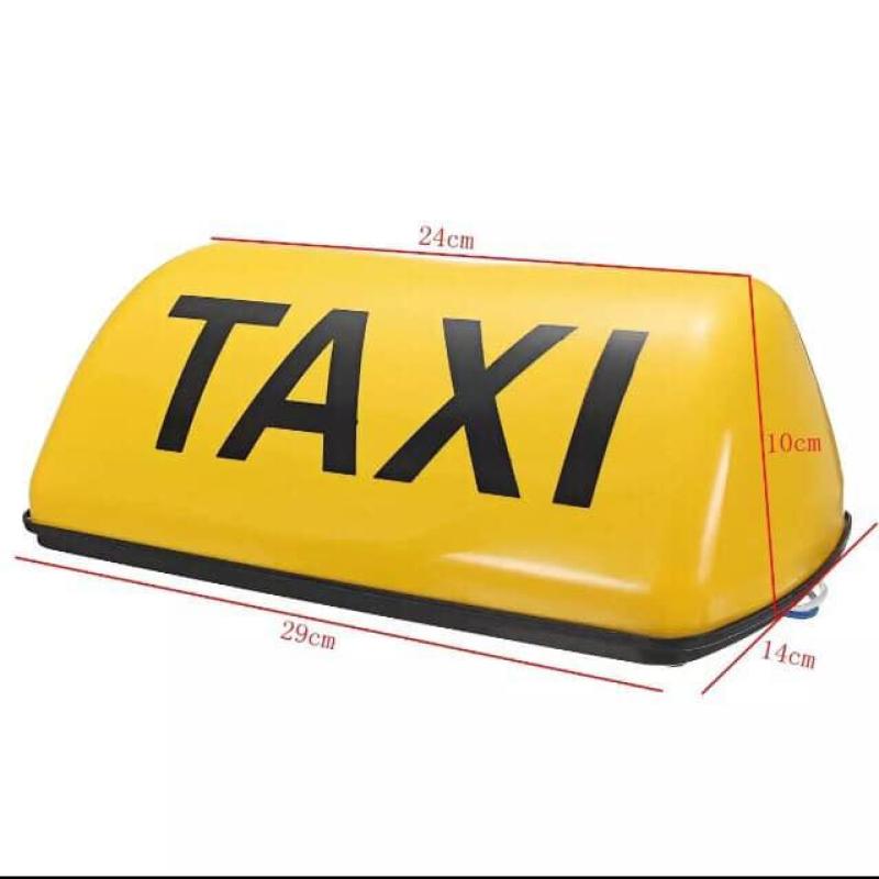 mào taxi vàng - có đèn - đế nam châm