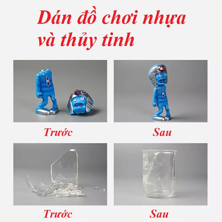 keo dán đa năng - combo 5 chai keo đa năng 15ml