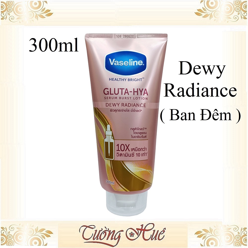 Dưỡng Thể Vaseline 10x Healthy Bright Gluta-Hya Serum Burst Lotion